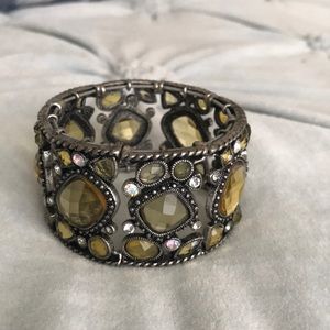 Lia Sophia Stretchy crystal stone bracelet